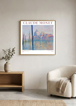 Claude Monet “Le Grand Canal” (1908) — Impressionist Venice Canal Art Print. Unframed