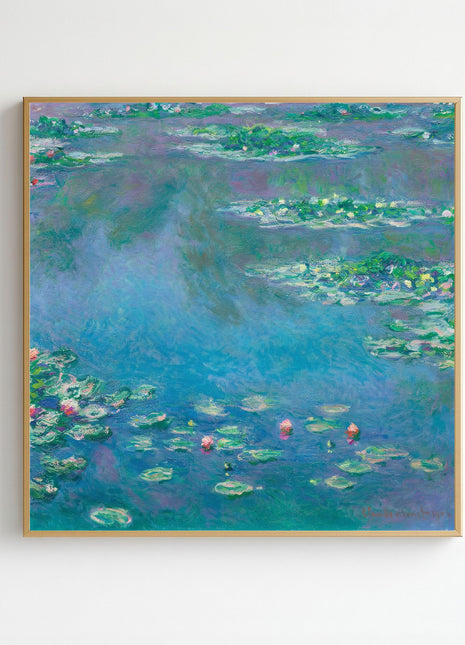 Claude Monet “Water Lilies” (1906) Art Print. No Border. Unframed