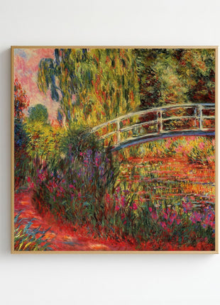 Claude Monet “The Water Lily Pond” (1900) Art Print. No Border