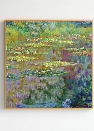 Claude Monet “Water Lilies” (1904) Art Print. No Border. Unframed