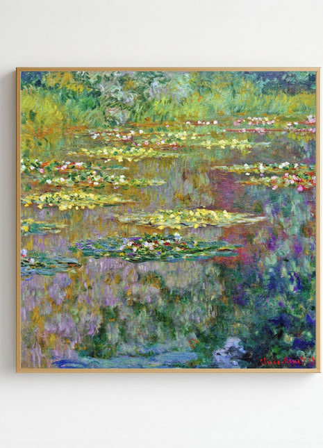 Claude Monet “Water Lilies” (1904) Art Print. No Border. Unframed