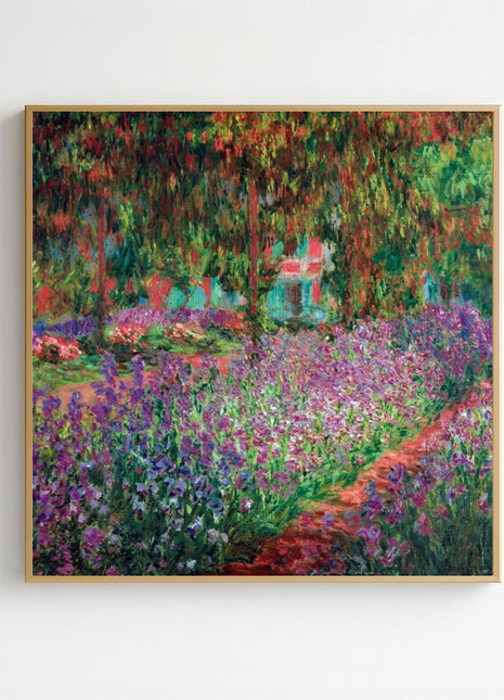 Claude Monet “The Artist's Garden at Giverny” (1900) Art Print. No Border