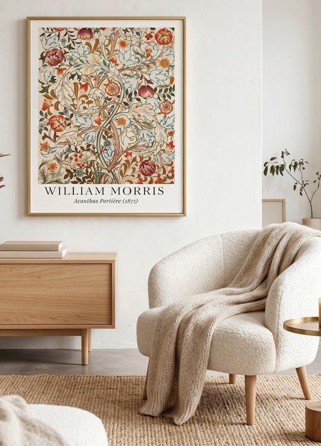 William Morris “Acanthus Portière" (1875) Arts & Crafts Unframed Poster