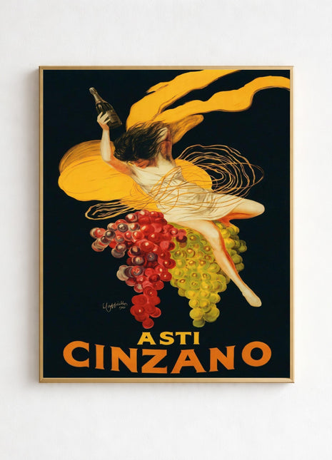 Asti Cinzano Art Nouveau Poster (1910) — Vintage Advertising Unframed Print by Leonetto Cappiello