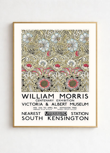 William Morris “Corncockle” (1876) Unframed Exhibition Poster