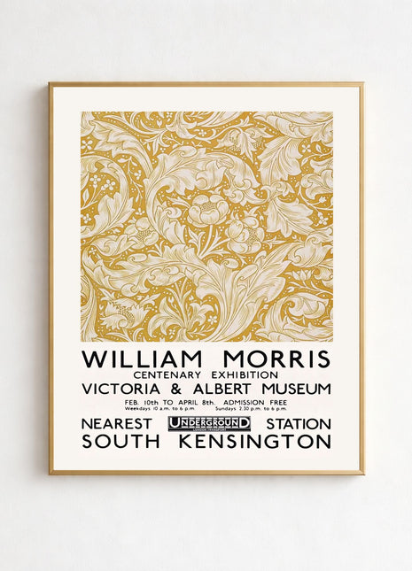 William Morris “Bachelor’s Button” (1892) Unframed xhibition Poster