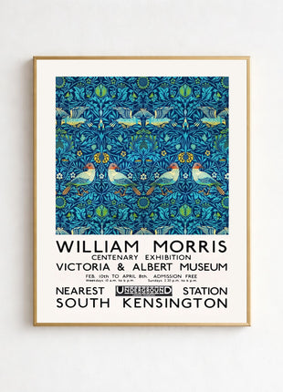 William Morris “Birds” (1878) Unframed Exhibition Poster