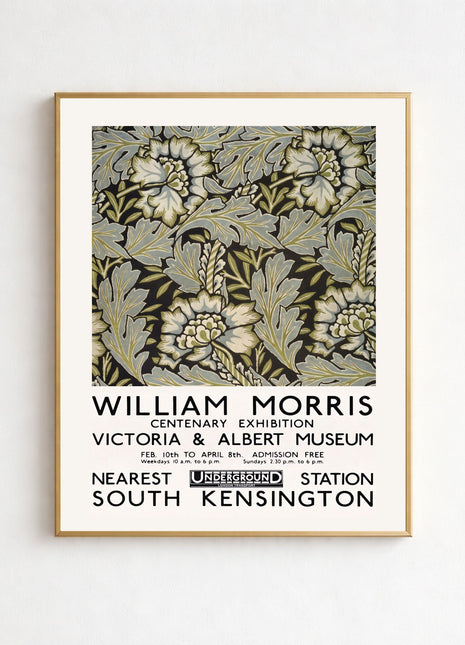 William Morris “Anemone” (1876) Unframed Exhibition Poster