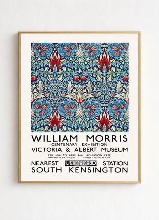 William Morris “Snakeshead” (1876) Unframed Exhibition Poster