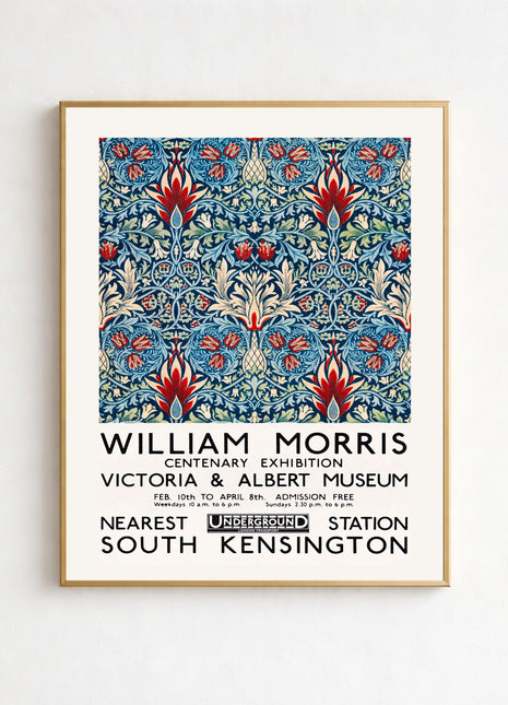 William Morris “Snakeshead” (1876) Unframed Exhibition Poster