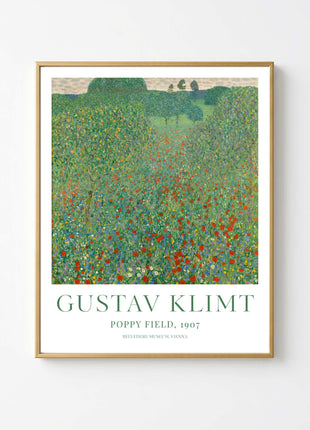 Gustav Klimt "Lakeside with Birch Trees" (1901) — Tranquil Nature Landscape Art Print. Unframed