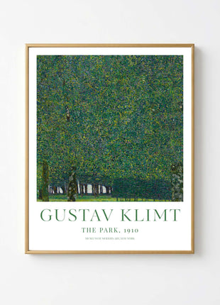 Gustav Klimt "The Park" (1910) — Atmospheric Landscape Art Print. Unframed