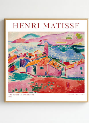 Henri Matisse “The Roofs of Collioure” (1905) Fauvist Landscape Art Print. Unframed