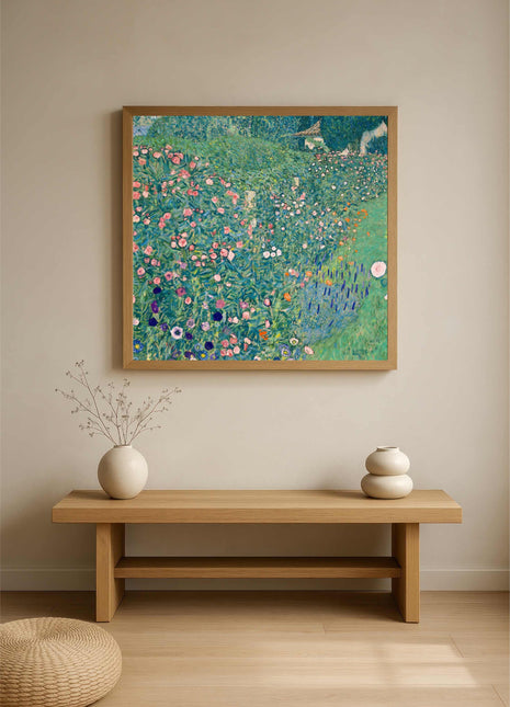 Gustav Klimt "Italian Garden Landscape" (1913) — Mediterranean Landscape Art Print. No Border. Unframed