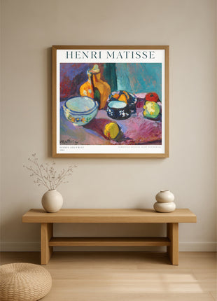 Henri Matisse “Dishes and Fruit” (1901) Still Life Art Print. Unframed