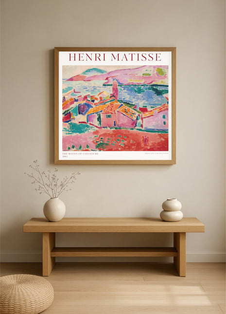 Henri Matisse “The Roofs of Collioure” (1905) Fauvist Landscape Art Print. Unframed