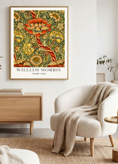 William Morris “Wandle” (1884) Arts & Crafts Unframed Poster