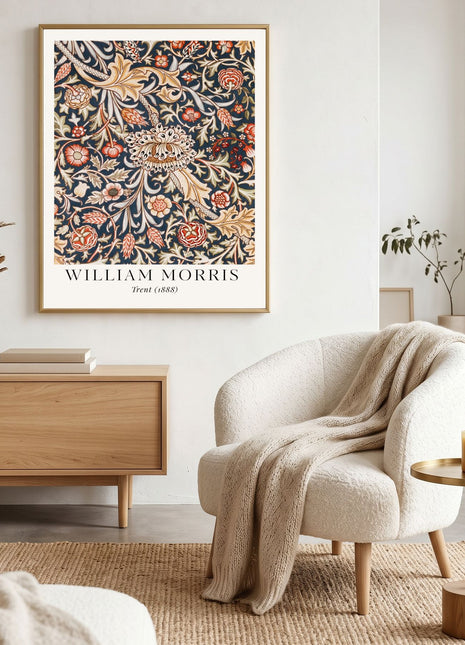 William Morris “Trent" (1888). Arts & Crafts Unframed Poster