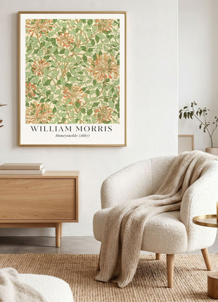 William Morris “Honeysuckle" (1887) Arts & Crafts Unframed Poster