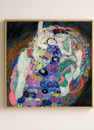 Gustav Klimt "The Virgin" (1913) — Symbolist Figure Painting Art Print. No Border. Unframed