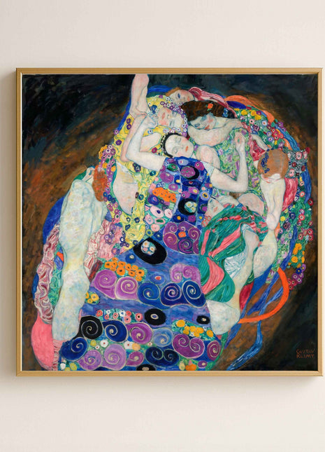 Gustav Klimt "The Virgin" (1913) — Symbolist Figure Painting Art Print. No Border. Unframed