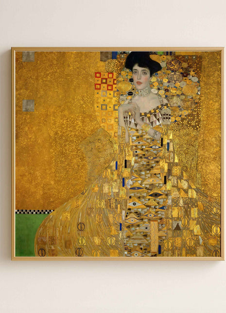 Gustav Klimt "Portrait of Adele Bloch-Bauer I" (1907) — Iconic Gold Portrait Art Print. Unframed