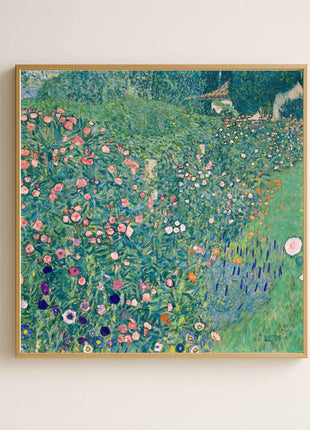 Gustav Klimt "Italian Garden Landscape" (1913) — Mediterranean Landscape Art Print. No Border. Unframed