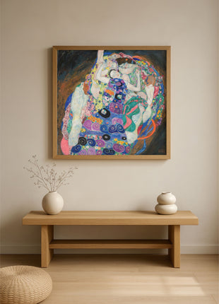 Gustav Klimt "The Virgin" (1913) — Symbolist Figure Painting Art Print. No Border. Unframed