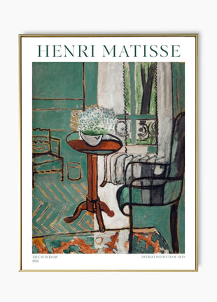 Henri Matisse “The Window” (1916) – Bold Fauvist Interior, Modernist Composition. Unframed