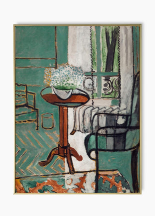 Henri Matisse “The Window” (1916) – Bold Fauvist Interior, Modernist Composition, No Border. Unframed