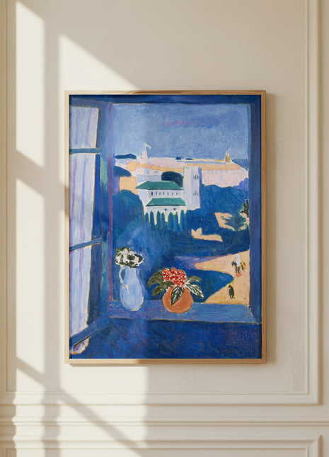 Henri Matisse “Window at Tangier” (1912) – Fauvist Interior, Moroccan View, Vintage Art Print ,  No Border. Unframed