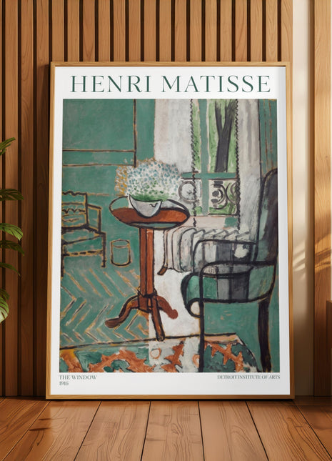Henri Matisse “The Window” (1916) – Bold Fauvist Interior, Modernist Composition. Unframed