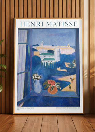 Henri Matisse “Window at Tangier” (1912) – Fauvist Interior, Moroccan View, Vintage Art Print. Unframed