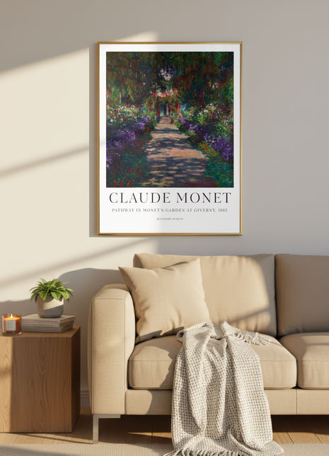 Claude Monet “The Artist's Garden at Giverny” (1900) Art Print. Unframed