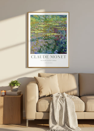 Claude Monet “Water Lilies” (1904) Art Print. Unframed