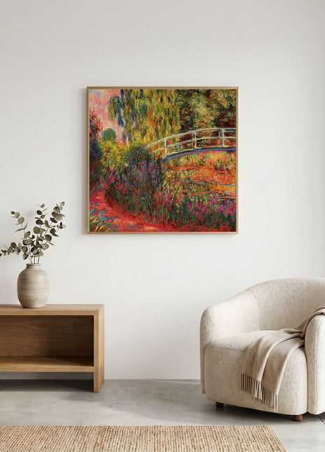 Claude Monet “The Water Lily Pond” (1900) Art Print. No Border