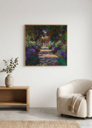 Claude Monet “Pathway in Monet's Garden at Giverny" (1902) Art Print. No Border