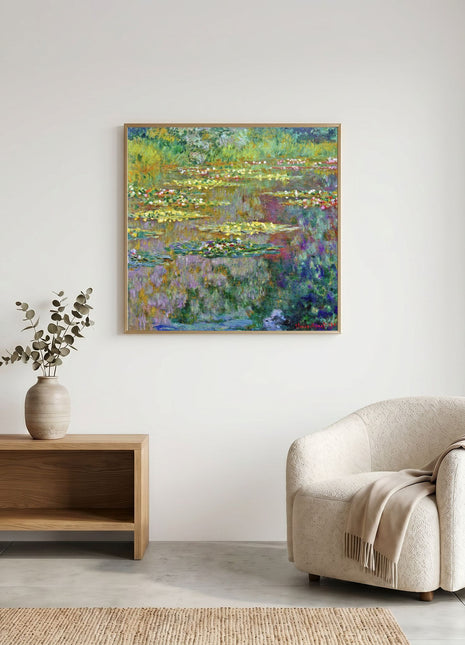 Claude Monet “Water Lilies” (1904) Art Print. No Border. Unframed