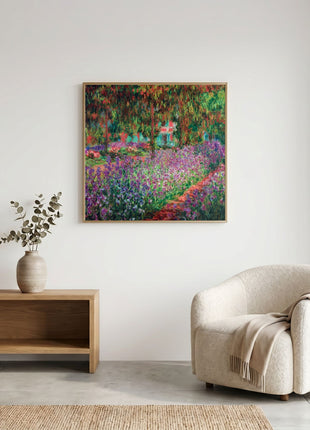 Claude Monet “The Artist's Garden at Giverny” (1900) Art Print. No Border
