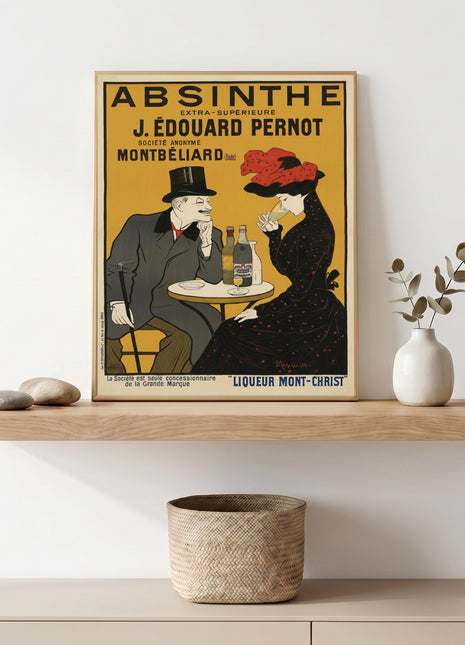 Absinthe Extra-Supérieure J. Édouard Pernot Unframed Poster (Early 1900s) — Vintage French Advertising Print by Leonetto Cappiello