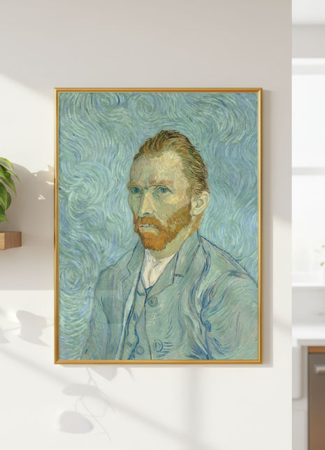 Vincent van Gogh Self-Portrait (1889) – Iconic Post-Impressionist Portrait Poster (No Border). Unframed