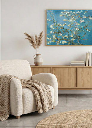 “Almond Blossom” (1890) – Vincent van Gogh Floral Print, Botanical Wall Art. Unframed