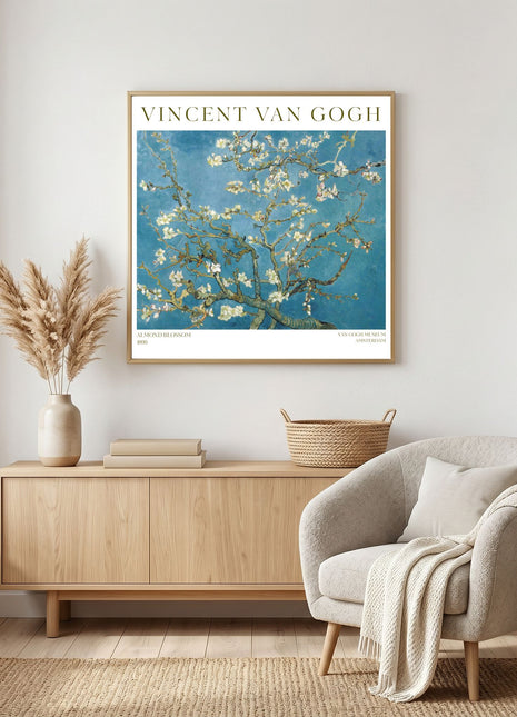 “Almond Blossom” (1890) – Vincent van Gogh Floral Print, Botanical Wall Art. Unframed