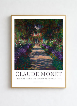 Claude Monet “Pathway in Monet's Garden at Giverny" (1902) Art Print. Unframed