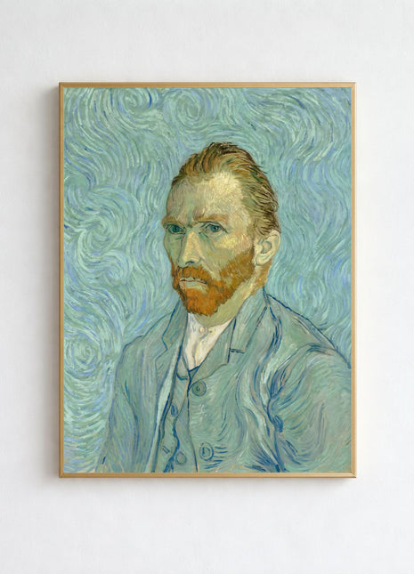 Vincent van Gogh Self-Portrait (1889) – Iconic Post-Impressionist Portrait Poster (No Border). Unframed