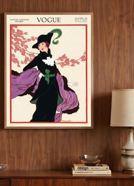 Vogue Cover — November 1, 1912 Vintage Unframed Poster