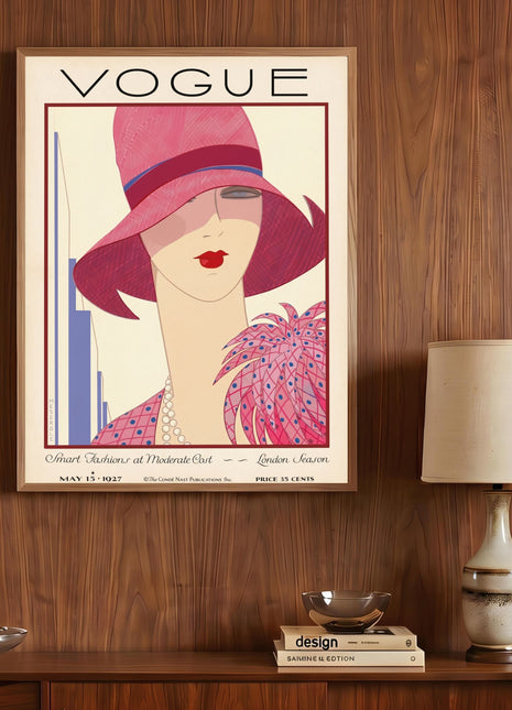 Vogue Cover — May 15, 1927 Vintage Unframed Poster