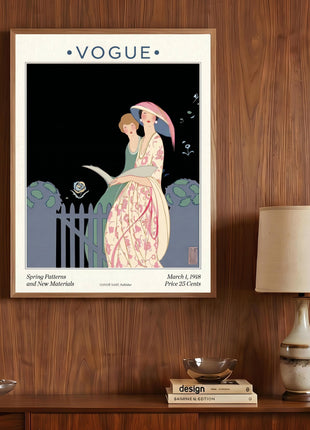 Vogue Cover — March 1, 1918 Vintage Unframed Poster