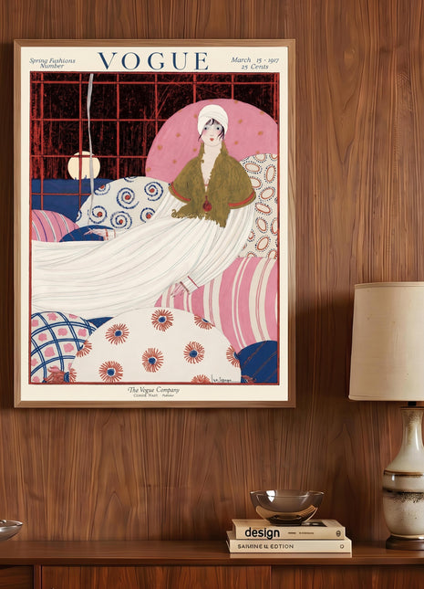 Vogue Cover — March 15, 1917 Vintage Unframed Poster