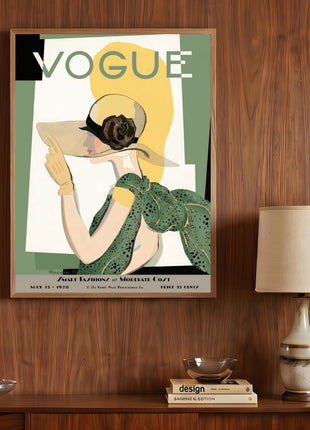 Vogue Cover — May 15, 1928 Vintage Unframed Poster